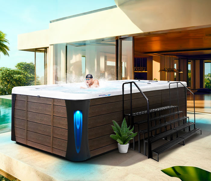 Calspas hot tub being used in a family setting - West Valley City